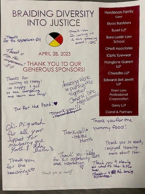 OA HELPS BRING TO THUNDER BAY THE FIRST ANNUAL BRAIDING DIVERSITY INTO ...